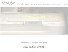 Tablet Screenshot of matriceriamausa.com